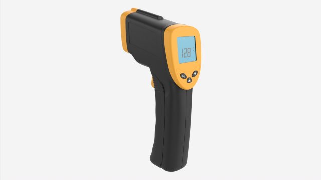 Infrared Wireless Thermometer 3Dモデル .c4d .max .obj .3ds .fbx .stl .blend 