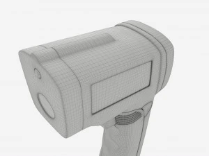 Term&oacute;metro inal&aacute;mbrico infrarrojo Modelo 3D