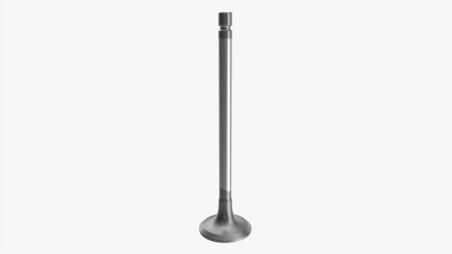 Internal combustion engine valve Model 3D .c4d .max .obj .3ds .fbx .stl .blend 
