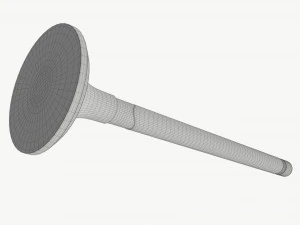 Internal combustion engine valve 3D Model