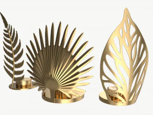 Iron Candle Holders 3D Model
