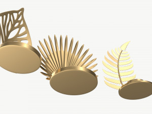 Iron Candle Holders Modelo 3D