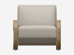 Espregui&ccedil;adeira de couro Modelo 3D