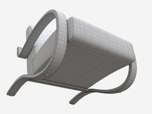 Leather Lounge Chair 3D Model
