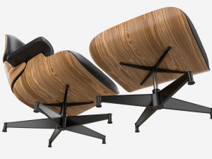 Lounge Chair With Ottoman Modelo 3D