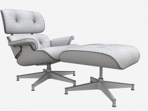 Lounge Chair With Ottoman Modelo 3D