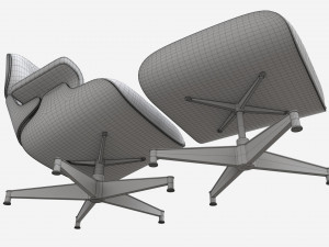 Lounge Chair With Ottoman Modelo 3D