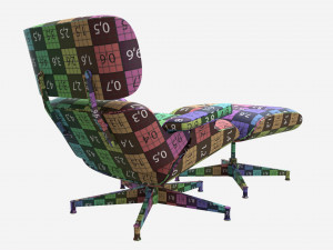 Lounge Chair With Ottoman Modelo 3D