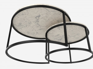 Marble Texture Coffee Table 2 in 1 3Dモデル