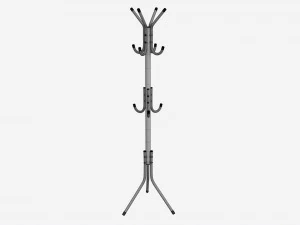 Metal Coat Rack 3D Model