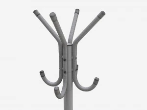 Metal Coat Rack 3D Model