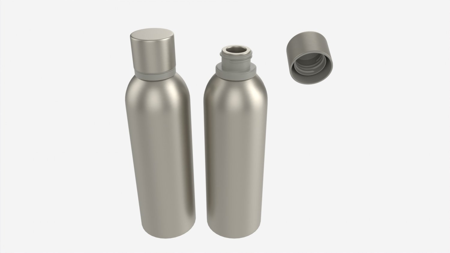 Metal Water Bottles 3D model