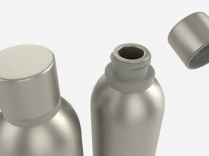 Metal Drink Bottle Mockup Modèle 3D