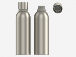 Metal Drink Bottle Mockup Modèle 3D