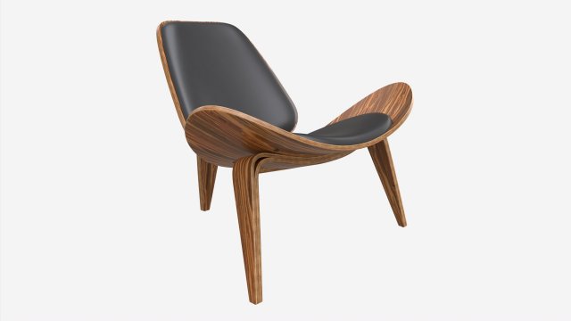Mid Century Lounge Chair 3D मॉडल .c4d .max .obj .3ds .fbx .stl .blend 