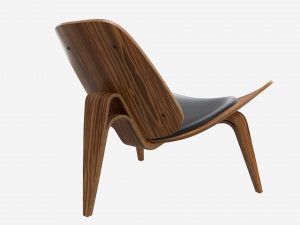 Mid Century Lounge Chair 3D मॉडल