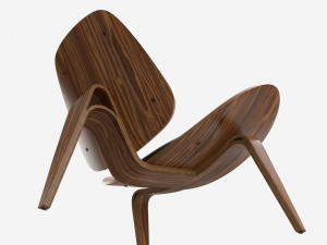 Mid Century Lounge Chair 3D मॉडल