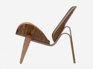 Mid Century Lounge Chair 3D मॉडल