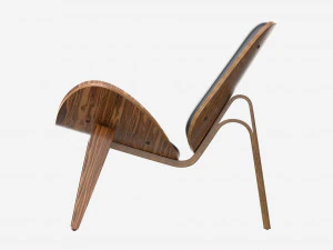 Espregui&ccedil;adeira de meados do s&eacute;culo Modelo 3D