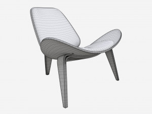 Mid Century Lounge Chair 3D मॉडल