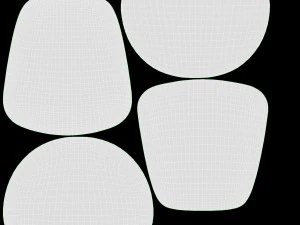 Espregui&ccedil;adeira de meados do s&eacute;culo Modelo 3D