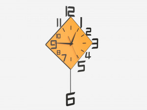 Modern Design Large Wall Clock 10 Modelo 3D