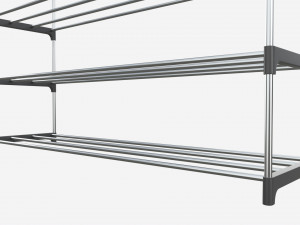 Multilayer Shoe Rack Modèle 3D