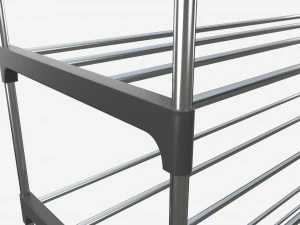 Multilayer Shoe Rack 3D Model