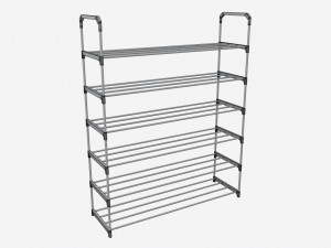 Multilayer Shoe Rack Modèle 3D
