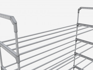 Multilayer Shoe Rack Modèle 3D