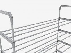 Multilayer Shoe Rack 3D Model