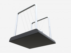 Newton Cradle Balance Steel Balls 01 Modelo 3D