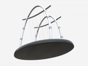 Newton Cradle Balance Steel Balls 02 Modelo 3D