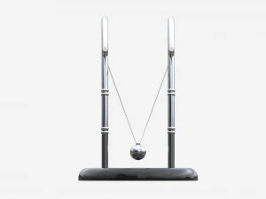 Newton Cradle Balance Steel Balls 02 3D Model