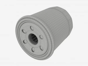 Oil filter 3D Model