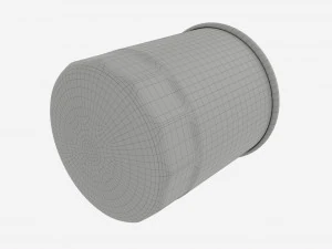 Oil filter 3D Model