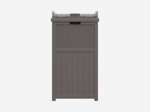 Outdoor trash can 3D मॉडल