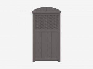 Outdoor trash can 3D मॉडल
