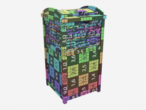 Outdoor trash can 3D मॉडल