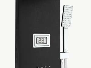 Panel Tower Faucet System With Display 01 3D Model