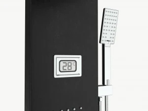Panel Tower Faucet System With Display 01 3D Model