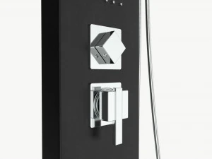 Panel Tower Faucet System With Display 01 3D Model