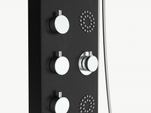 Panel Tower Faucet System With Display 02 Modelo 3D