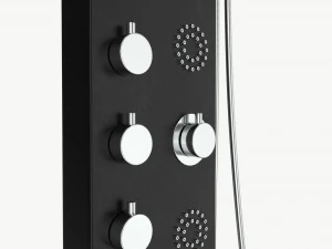 Sistema de torneira de torre de painel com display 02 Modelo 3D