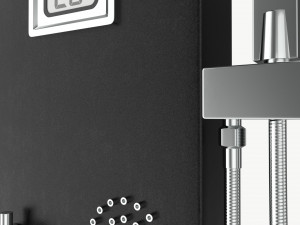 Panel Tower Faucet System With Display 02 Modelo 3D
