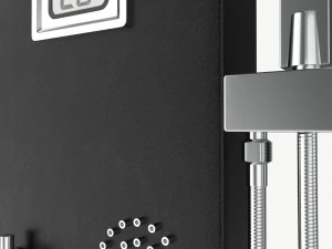 Sistema de torneira de torre de painel com display 02 Modelo 3D