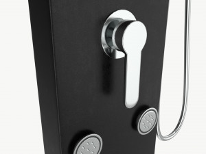 Panel Tower Faucet System With Display 03 3D 模型