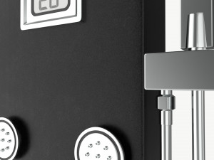 Panel Tower Faucet System With Display 03 3D 模型