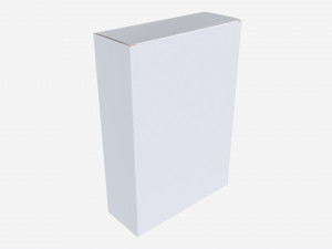 Paper box mockup 15 3D Model