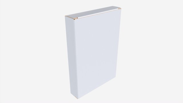 Paper box mockup 16 3D Model .c4d .max .obj .3ds .fbx .stl .blend 